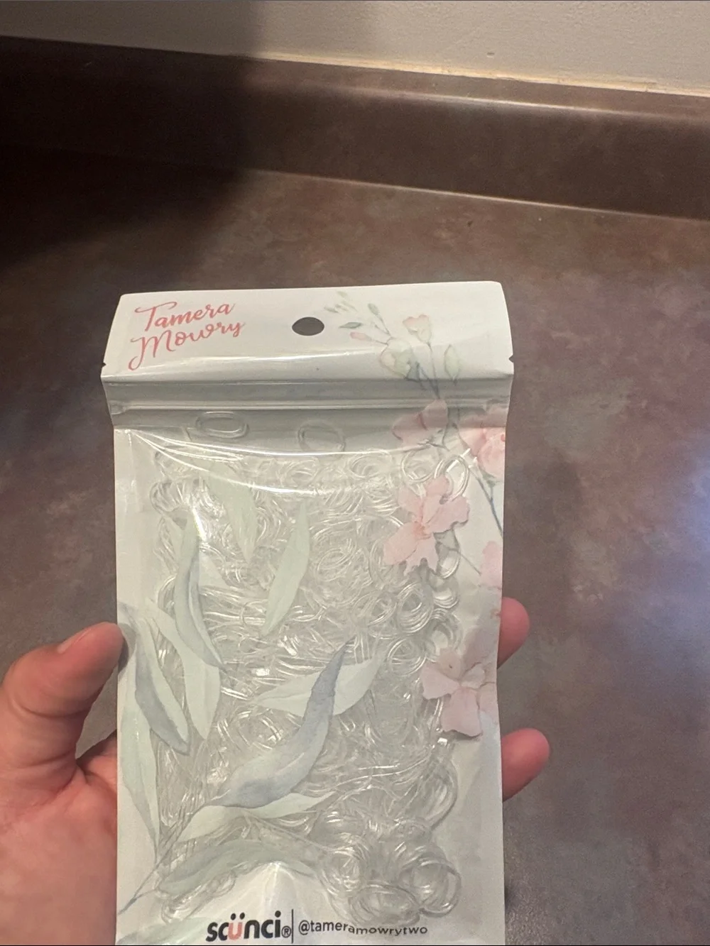 Scunci Clear Hair Rubber Bands for Long Hair New With Tags